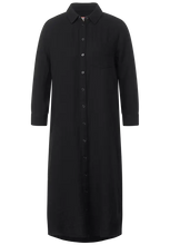 Load image into Gallery viewer, 143610- Black Cotton Shirtdress- Street One