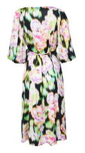 Load image into Gallery viewer, 23150- Puff Sleeve Wrap Dress - Kate Cooper