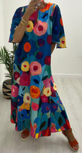 Load image into Gallery viewer, Floral Print Dress and Obi Belt