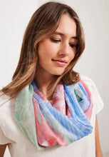 Load image into Gallery viewer, 572123- Pastel Foil Loop Scarf - Cecil