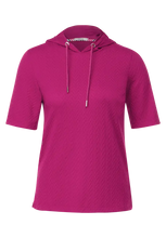 Load image into Gallery viewer, 320230- Pink Short Sleeve Hoody - Cecil
