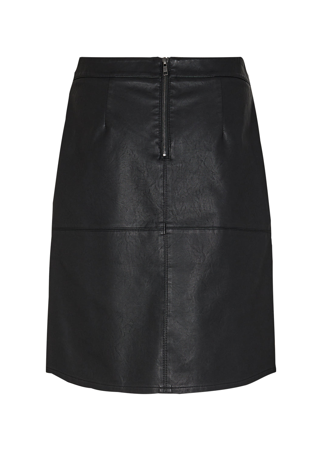16881- Faux Leather Skirt- Soya Concept