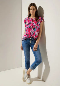 344056- Floral Print Blouse - Street One