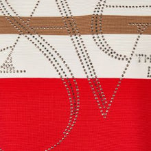 Load image into Gallery viewer, Red &amp; Cream Print Pullover - Rabe