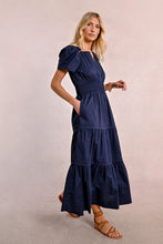 Load image into Gallery viewer, 130- Cotton Navy Dress - Molly Bracken