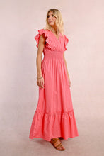 Load image into Gallery viewer, 1163- Coral Pink Cotton Dress - Molly Bracken