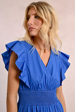 Load image into Gallery viewer, 1163- Cornflower Blue Cotton Dress - Molly Bracken