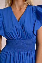 Load image into Gallery viewer, 1163- Cornflower Blue Cotton Dress - Molly Bracken