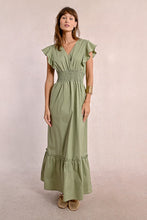 Load image into Gallery viewer, 1163- Light Khaki Cotton Dress - Molly Bracken
