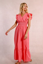 Load image into Gallery viewer, 1163- Coral Pink Cotton Dress - Molly Bracken