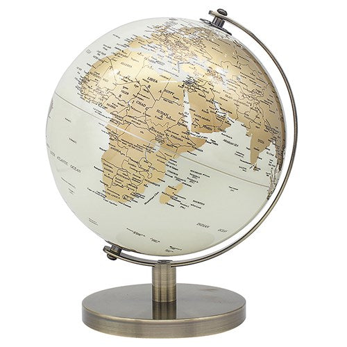 74485 - Cream and Gold Globe - Medium - Joe Davis