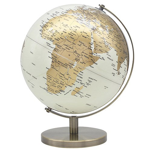 74486 - Cream and Gold Globe - Large - Joe Davis