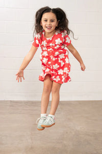 Marnie Dress - Coral - Little Lighthouse