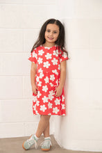 Load image into Gallery viewer, Marnie Dress - Coral - Little Lighthouse