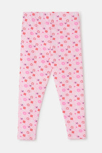 Mollie Floral Leggings - Pink - Little Lighthouse