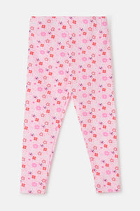 Mollie Floral Leggings - Pink - Little Lighthouse