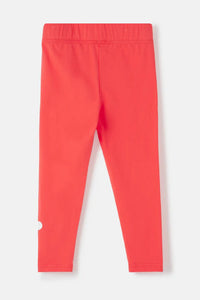 Mollie Floral Leggings - Coral- Little Lighthouse