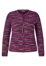 Load image into Gallery viewer, Purple Clouds Zip-Up Cardigan - Rabe
