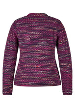 Load image into Gallery viewer, Purple Clouds Zip-Up Cardigan - Rabe