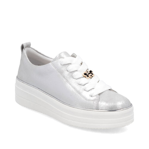 D1C03-81 - Sliver Lace up Trainer - Remonte