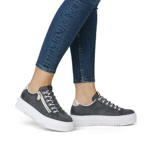 M1953-14 - Navy Side Zip Trainer- Rieker