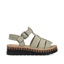 Load image into Gallery viewer, V7904-52 - Green Strap Sandal - Rieker