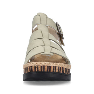 V7904-52 - Green Strap Sandal - Rieker