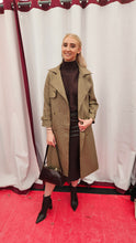 Load image into Gallery viewer, Brown Houndstooth Trench Coat - Capsule