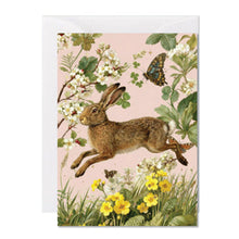 Load image into Gallery viewer, Spring Hare Greeting Card Set