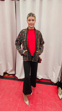 Load image into Gallery viewer, Red &amp; Gold Print Reversible Jacket - Powell Craft