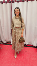 Load image into Gallery viewer, Gold Skirt with Floral Detail  - Noen