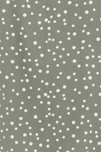 3491- Green Polka Dot Blouse - Fransa