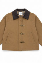 Load image into Gallery viewer, Camel Crop Trench Coat with Brass Buckles