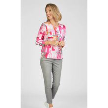 Load image into Gallery viewer, 113350- Graphic Print Multicolour Top- Rabe