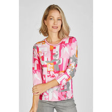Load image into Gallery viewer, 113350- Graphic Print Multicolour Top- Rabe