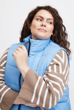 Load image into Gallery viewer, 2397- Longline Gilet- Silver Lake Blus- Fransa Plus