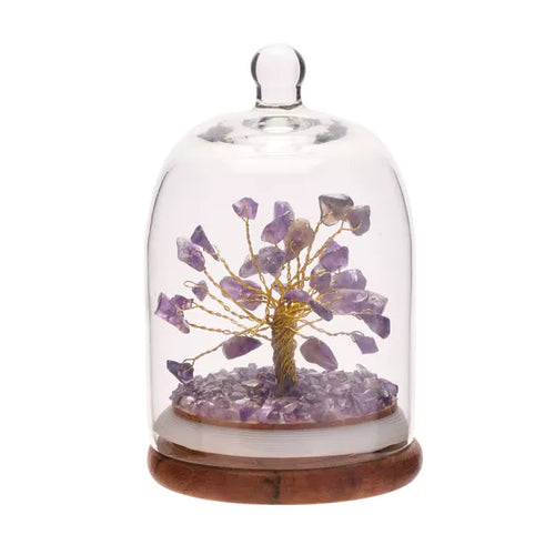 3391 - Gemstone Dome Tree Purple - Amethyst  - Widdop