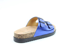 Load image into Gallery viewer, Totnes Double Buckle Slider- Blue- Heavenly Feet