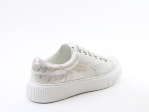 Feather Shimmer Trainer - Silver - Heavenly Feet