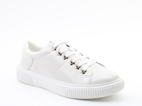 Feather Trainer - Ivory Patent - Heavenly Feet