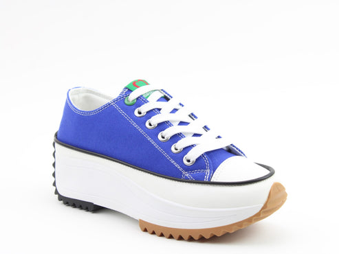 Strata Canvas Trainer - Blue  - Heavenly Feet