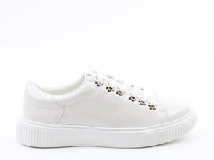 Feather Trainer - Ivory Patent - Heavenly Feet