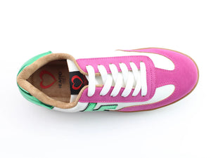 Madison Trainer - Fushica/White - Heavenly Feet
