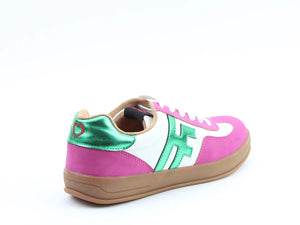 Madison Trainer - Fushica/White - Heavenly Feet