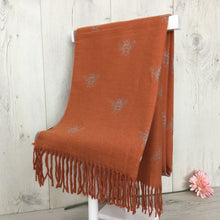 Load image into Gallery viewer, 2105-001- Bee Scarf-Orange