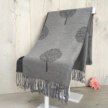 Load image into Gallery viewer, 1908-004-Tassles Scarf-Grey
