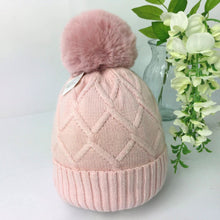Load image into Gallery viewer, 034-PomPom Hat-Baby Pink