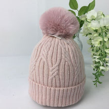 Load image into Gallery viewer, 038-PomPom Hat- Pink