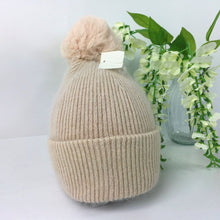 Load image into Gallery viewer, 040-PomPom Hat- Beige