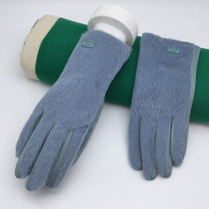 180- Two Tone Gloves- Blue